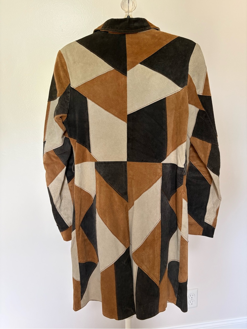 Vintage Leather Patchwork Jacket B.B. Dakota - Picture 2 of 8